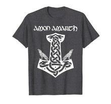 Load image into Gallery viewer, Amon Amarth: Mjolnir And Ravens Thors Hammer Vikings T Shirt