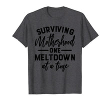 Load image into Gallery viewer, Funny shirts V-neck Tank top Hoodie sweatshirt usa uk au ca gifts for Surviving Motherhood one Meltdown at a time T-shirt 2004929