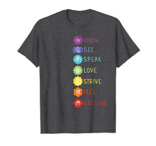 Load image into Gallery viewer, 7 Seven Chakras Yoga T Shirt