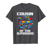 Load image into Gallery viewer, Funny shirts V-neck Tank top Hoodie sweatshirt usa uk au ca gifts for Super Cousin Tshirt Autism Awareness Gift Kids Superhero 2613658