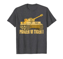 Load image into Gallery viewer, Funny shirts V-neck Tank top Hoodie sweatshirt usa uk au ca gifts for Panzer VI Tiger I Tank T Shirt Gift WW2 German Army Art 3536642