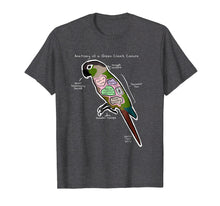 Load image into Gallery viewer, Funny shirts V-neck Tank top Hoodie sweatshirt usa uk au ca gifts for Anatomy of a Green Cheek Conure - Funny Parrot Shirt 366080