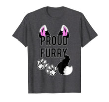 Load image into Gallery viewer, Funny shirts V-neck Tank top Hoodie sweatshirt usa uk au ca gifts for Proud Furry Shirt Furries Shirt Tail and Ears Cosplay Shirt 2205321