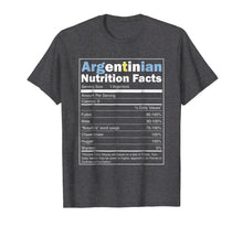 Load image into Gallery viewer, Funny shirts V-neck Tank top Hoodie sweatshirt usa uk au ca gifts for Argentina Shirt - Funny Argentinian Nutrition Facts Tshirt 1180296