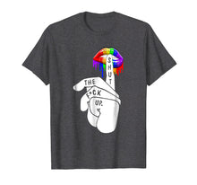 Load image into Gallery viewer, Funny shirts V-neck Tank top Hoodie sweatshirt usa uk au ca gifts for Funny LGBT Shirt-Rainbow Color Pride Lips T-Shirt 1408933