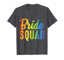 Load image into Gallery viewer, Funny shirts V-neck Tank top Hoodie sweatshirt usa uk au ca gifts for Bride Squad Shirt - LGBT Pride Rainbow Flag Bachelorette 2878945