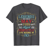 Load image into Gallery viewer, Funny shirts V-neck Tank top Hoodie sweatshirt usa uk au ca gifts for Legends Were Born In MAY 1939 80th Birthday Gifts T Shirt 827607