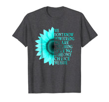 Load image into Gallery viewer, Funny shirts V-neck Tank top Hoodie sweatshirt usa uk au ca gifts for i wear teal sunflower ovarian cancer awareness t shirt 799040