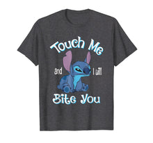 Load image into Gallery viewer, Funny shirts V-neck Tank top Hoodie sweatshirt usa uk au ca gifts for Stitch Touch Me And I Will Bite You Funny shirt for fans 177339