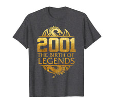 Load image into Gallery viewer, Funny shirts V-neck Tank top Hoodie sweatshirt usa uk au ca gifts for 2001 The Birth Of Legends Gift For 18 Yrs Years Old 18th 2941256