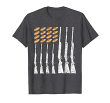 Load image into Gallery viewer, Funny shirts V-neck Tank top Hoodie sweatshirt usa uk au ca gifts for TRAP SHOOTING CLAY PIGEON AMERICAN FLAG DISTRESSED T-SHIRT 1199377