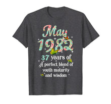 Load image into Gallery viewer, Funny shirts V-neck Tank top Hoodie sweatshirt usa uk au ca gifts for May 1982 T Shirt 37th Birthday Gift 37 Years Old Shirt 2977040