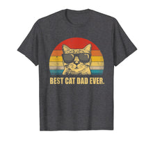 Load image into Gallery viewer, Vintage Best Cat Dad Ever T-Shirt Cat Daddy Father Gift Men