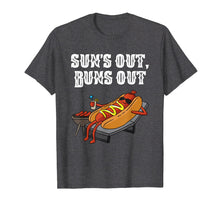 Load image into Gallery viewer, Suns Out Buns Out T-Shirt Funny Hot Dog Tee Food Lover Gift