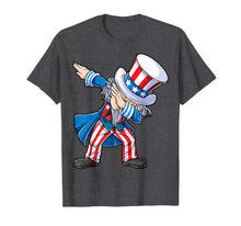 Load image into Gallery viewer, 4th of july shirts for kids Dabbing Uncle Sam Boys Men Gifts 209656