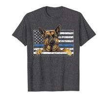 Load image into Gallery viewer, Funny shirts V-neck Tank top Hoodie sweatshirt usa uk au ca gifts for Thin Blue Line K9 Shirt German Shepherd Police Officer Gifts T-Shirt 2506944