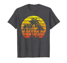 Load image into Gallery viewer, Retro Vintage Sunset Coco Palm Tree Shirts Tropical Beach