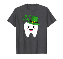 Load image into Gallery viewer, Cute Tooth With Hat Dental Assistant Gifts St Patricks day T-Shirt-261838