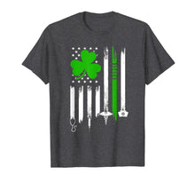 Load image into Gallery viewer, American Flag Shamrock Nurse St Patrick's Day Gifts TShirt466086