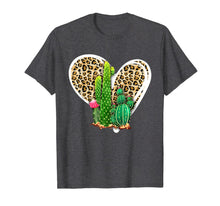 Load image into Gallery viewer, Leopard Heart Cactus Valentine's Day Gifts For Women TShirt652585