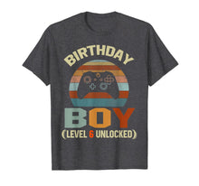 Load image into Gallery viewer, 6th Birthday Boy 6 Years Old Level 6 Unlocked Video Gamer T-Shirt-216611