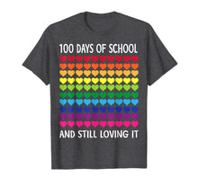 Load image into Gallery viewer, Heart Love 100 Days Of School Shirt Teacher Boy Girl Gift T-Shirt-472547