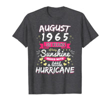 Load image into Gallery viewer, AUGUST 1965 Girl 55 Years Being Sunshine Mixed Hurricane T-Shirt-4086255