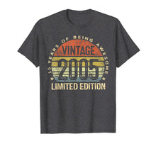 Load image into Gallery viewer, 15 Year Old Gifts Vintage 2005 Limited Edition 15th Birthday T-Shirt-146376