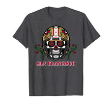 Load image into Gallery viewer, San Francisco Football Helmet Sugar Skull Day Of The Dead T-Shirt-138288