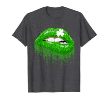 Load image into Gallery viewer, Green Lips Biting Sexy Irish Costume Shirt St Patricks Day TShirt97847