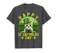 Load image into Gallery viewer, St Patricks Day Gifts Happy St Cat Tricks Day Cat Leprechaun TShirt856347