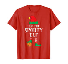 Load image into Gallery viewer, Funny shirts V-neck Tank top Hoodie sweatshirt usa uk au ca gifts for I'm The Sporty Elf Basketbal Christmas Matching Family Gift T-Shirt 951730