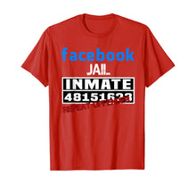 Load image into Gallery viewer, Funny shirts V-neck Tank top Hoodie sweatshirt usa uk au ca gifts for Facebook-Jail-Inmate-Repeat T-Shirt 418213