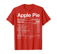 Load image into Gallery viewer, Funny shirts V-neck Tank top Hoodie sweatshirt usa uk au ca gifts for Apple Pie Nutritional Facts Christmas Thanksgiving Gifts T-Shirt 796516