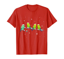 Load image into Gallery viewer, Funny shirts V-neck Tank top Hoodie sweatshirt usa uk au ca gifts for Funny Budgies with Candy Cane Gifts Christmas Budgies Lover T-Shirt 1047083