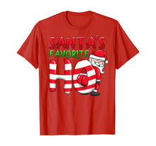 Load image into Gallery viewer, Funny shirts V-neck Tank top Hoodie sweatshirt usa uk au ca gifts for Santas Favorite Ho Santa favourite Ho Funny Girls Christmas T-Shirt 138278