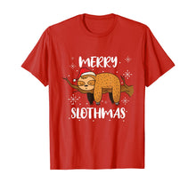 Load image into Gallery viewer, Funny shirts V-neck Tank top Hoodie sweatshirt usa uk au ca gifts for Merry Slothmas Funny Sloth Christmas Outfit For Sloth Lovers T-Shirt 357796