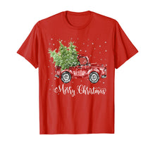 Load image into Gallery viewer, Funny shirts V-neck Tank top Hoodie sweatshirt usa uk au ca gifts for Vintage Red Truck With Merry Christmas Tree T-Shirt Gifts T-Shirt 92663