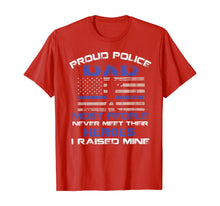 Load image into Gallery viewer, Proud Police Dad Most People Never Meet Their Heroes TShirt425538
