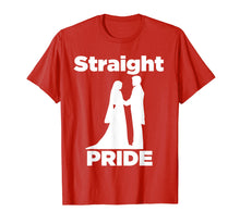 Load image into Gallery viewer, Funny shirts V-neck Tank top Hoodie sweatshirt usa uk au ca gifts for Straight Pride T-Shirt - Funny not gay tee shirt 2500041