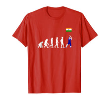 Load image into Gallery viewer, Funny shirts V-neck Tank top Hoodie sweatshirt usa uk au ca gifts for Evolution of man into cricket player with Indian team Jersey 2573048