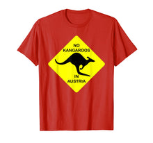 Load image into Gallery viewer, Funny shirts V-neck Tank top Hoodie sweatshirt usa uk au ca gifts for No Kangaroos In Austria Funny T-Shirt Yellow Sign Gift Tee 1048524