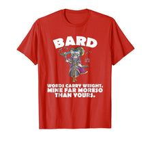 Load image into Gallery viewer, Funny shirts V-neck Tank top Hoodie sweatshirt usa uk au ca gifts for Bard DND Role Playing Board Game Funny Words Music T-Shirt 2863850