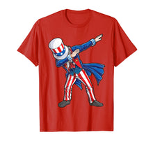 Load image into Gallery viewer, Funny shirts V-neck Tank top Hoodie sweatshirt usa uk au ca gifts for 4th of july shirts for kids Dabbing Uncle Sam Boys Men Gifts 469108