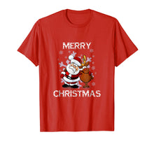 Load image into Gallery viewer, Funny shirts V-neck Tank top Hoodie sweatshirt usa uk au ca gifts for Merry Christmas Santa and Reindeer Shirt 2738700