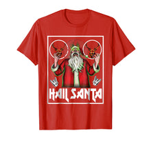 Load image into Gallery viewer, Funny shirts V-neck Tank top Hoodie sweatshirt usa uk au ca gifts for Hail Santa Sleigher Heavy Metal Ugly Christmas Shirt 77605
