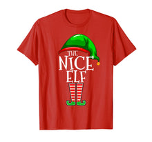 Load image into Gallery viewer, The Nice Elf Group Matching Family Christmas Gifts Funny T-Shirt