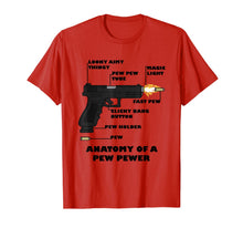 Load image into Gallery viewer, Anatomy of a Pew Pewer Ammo and Gun Amendment Meme Lovers T-Shirt-119520