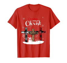 Load image into Gallery viewer, Womens Christmas Begins With Christ Xmas Gifts T-Shirt