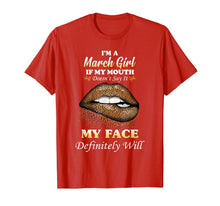 Load image into Gallery viewer, Sexy Leopard Lips Mouth March Girl Birthday Gifts TShirt108325